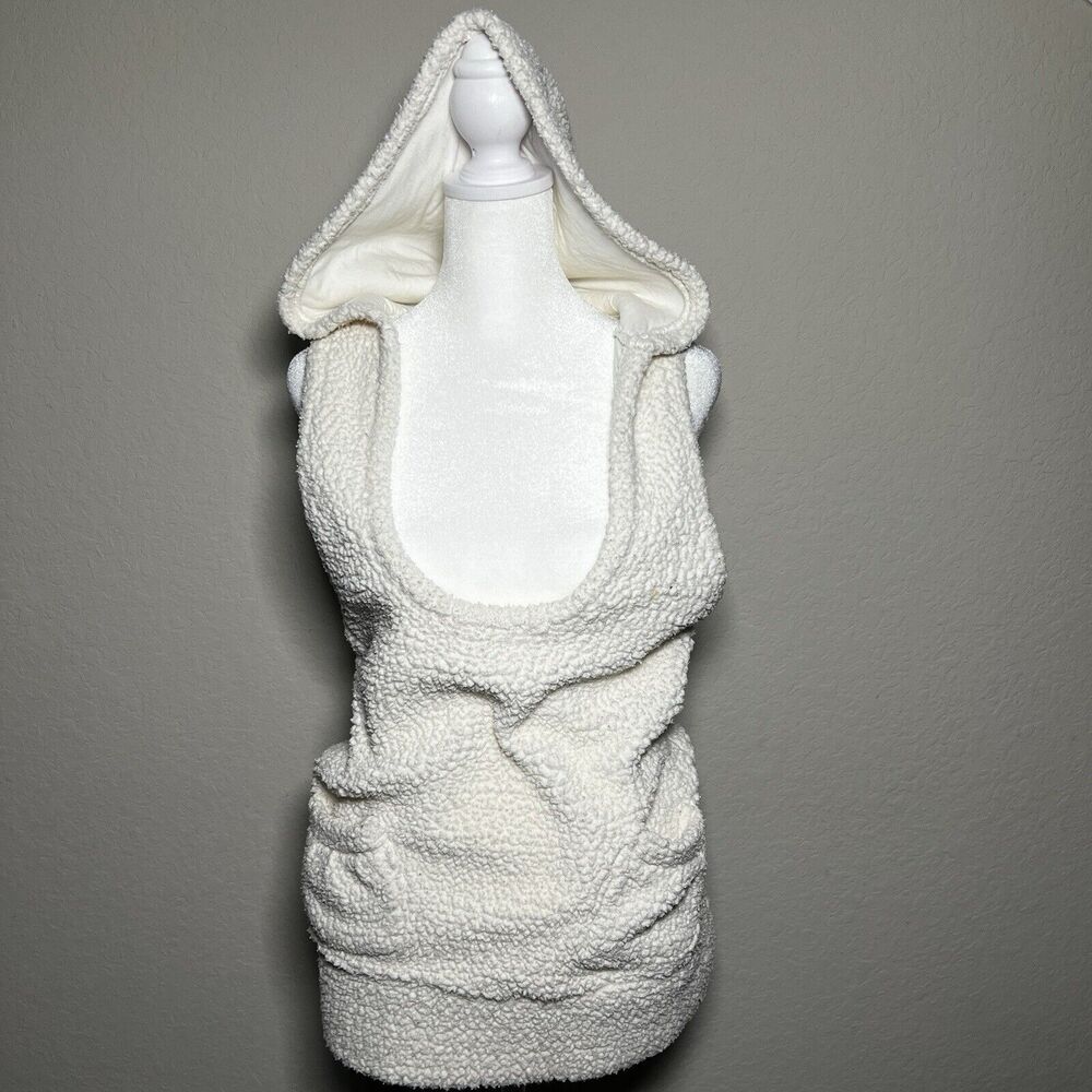 Japan’s CELE GOSSIP Fleece Hooded Sherpa Vest - Size Med - Tokyo Fashion Kawaii